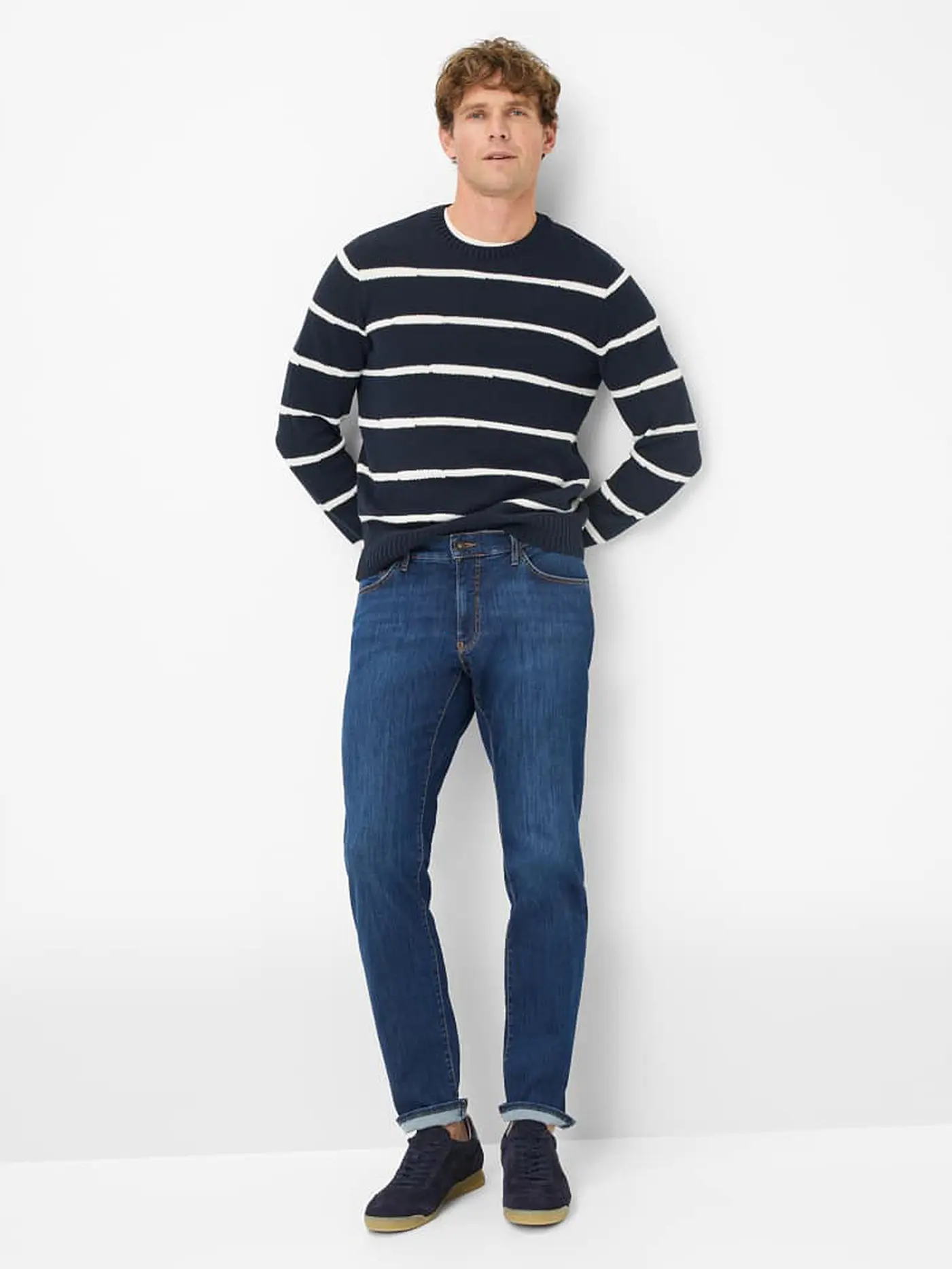 BRAX | Hose Slim Fit CHUCK | blau